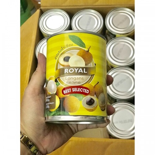 hãn Ngâm Royal Longans In Syrup Thái Lan 565g