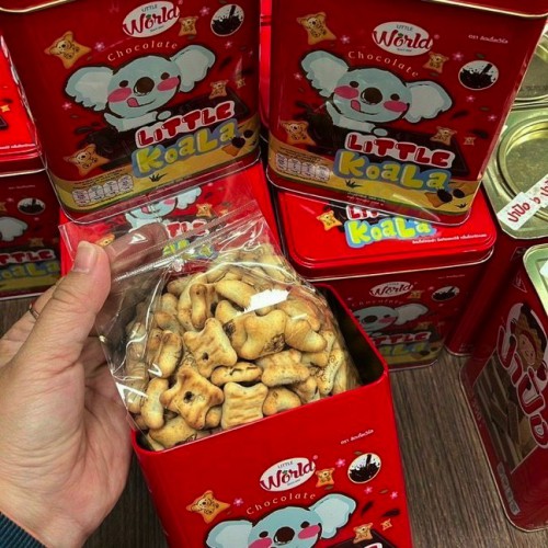 Bánh Gấu Nhân Chocolate Little Koala Thái Lan Hộp Thiết 300g