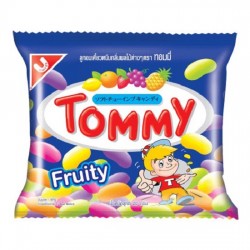 Kẹo Dẻo Tommy Fruity Trái Cây Thái Lan Gói 20g x 1 Dây