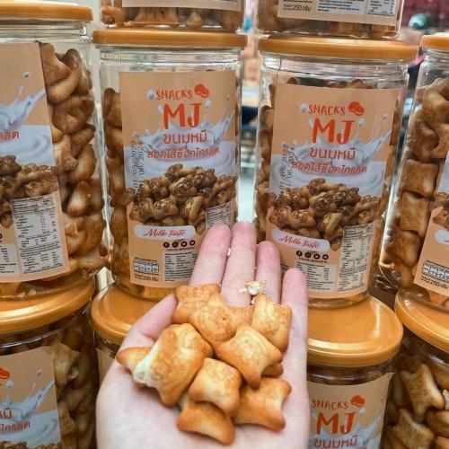 Bánh Gấu Snacks MJ Milk Taste Vị Sữa 250g Thái Lan