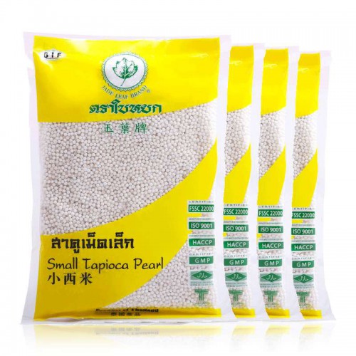 Viên Trân Châu Trắng Hạt Nhỏ CTC125 Eufood Jade Leaf Thái Lan 400g