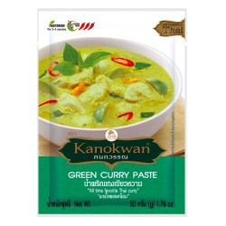 Gia Vị Cà Ri Xanh Kanokwan Green Curry Paste 50g Thái Lan