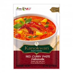 Gói Gia Vị Nấu Cà Ri Đỏ Kanokwan Red Curry Paste 50g Thái Lan