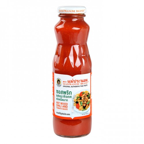 Tương Cà Ớt Cay Maepranom Hot Mixed Chili And Tomato Sauce 340g