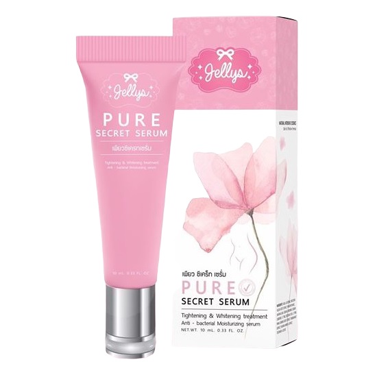 Serum Làm Hồng Và Se Khít Vùng Kín Jellys Pure Secret Serum 10ml Thái Lan