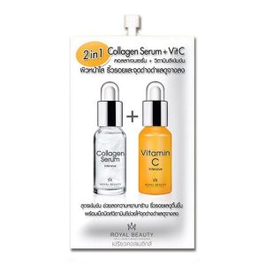 [3-5 Ngày] Serum Dưỡng Trắng Da Và Làm Mờ Vết Thâm Serum Collagen + Vit C 8g Thái Lan