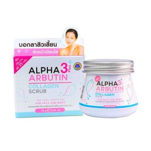 Tẩy Tế Bào Chết Da Mặt Và Body Alpha Arbutin 3 Plus+ Collagen Scrub Thái Lan