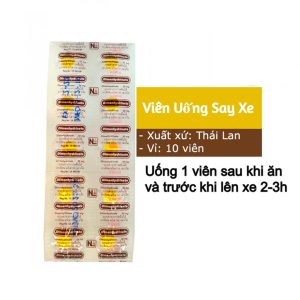 Viên Uống Chống Say Tàu Xe Thái Lan [10 Viên]