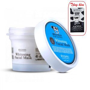Mặt Nạ Dưỡng Trắng Da Scentio Milk Plus Q10 100g Thái Lan [Tặng kèm Lotion Hokkaido]