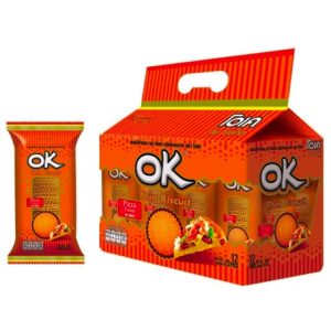 Bánh Quy OK Thin Biscuit 30g Thái Lan X12 [Pizza, Phô Mai]