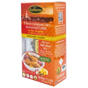 Gia Vị Nấu Món Cà Ri Massaman Sutharos 90g Thái Lan Chuẩn Vị