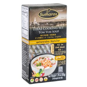 Gia Vị Nấu Món Tom Yum, Lẩu Thái, Bún Thái Sutharos Thái Lan Chuẩn Vị 50g