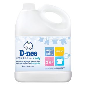 Nước Giặt Quần Áo Trẻ Em D-nee Trắng Và Sáng 3000ml Thái Lan [Nắp trắng]