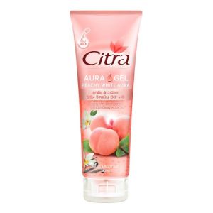 Dưỡng Thể Trắng Da Citra Aura Gel Hương Đào 180ml Thái Lan