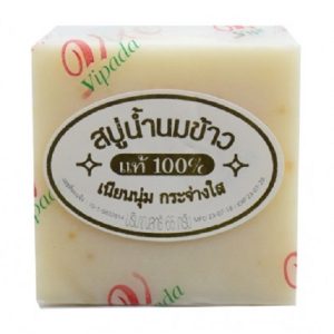 Xà Phòng Cám Gạo Trắng Da Vipada Rice Milk Soap 65g Thái Lan