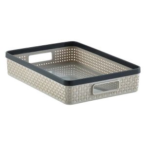 Khay Nhựa Đan Có Tay Cầm DKW HH1093 Size M Thái Lan Nhập Khẩu