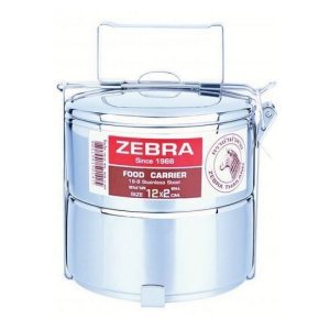 Camen Inox Zebra Food Carrier 2 Ngăn 12x2 Zebra 150122 Thái Lan