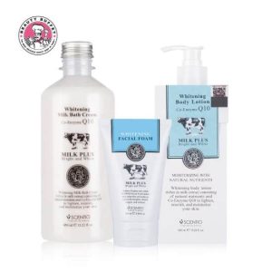 Combo Dưỡng Trắng Da Toàn Diện Scentio Milk Plus Q10 Thái Lan