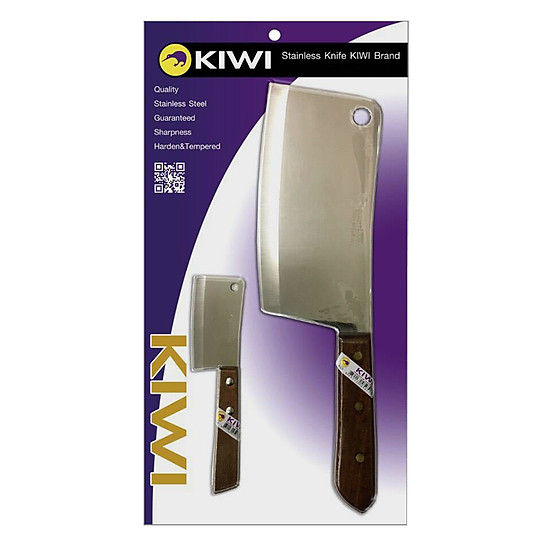 Bộ Dao 2 Món Kiwi Vnset-D (850,504) Cán Gỗ Cao Cấp Thái Lan