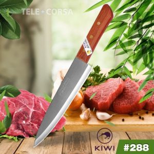 Dao Nhà Bếp Cán Gỗ Mũi Nhọn Kiwi 288 Cao Cấp Thái Lan