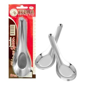 Bộ 6 Cái Muỗng Inox Loại Lớn Zebra 100001 Thái Lan