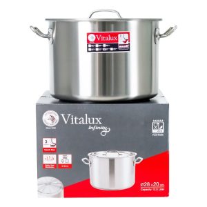 Nồi Hầm 3 Đáy Vitalux Infinity 28x20cm Zebra 171346 Thái Lan