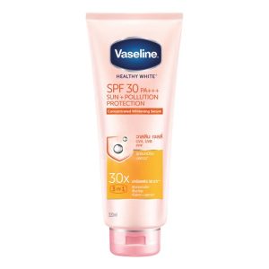 Lotion Dưỡng Thể Trắng Da Chống Nắng Vaseline 30X Healthy White 320ml Thái Lan