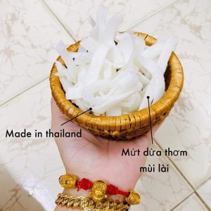 Mứt Dừa Thơm Mùi Lài Thái Lan - Mứt Tết 2023