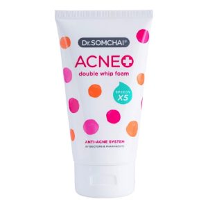 Sữa Rửa Mặt Trị Mụn Dr.SOMCHAI Acne Double Whip Foam 100g Thái Lan