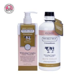 Combo Sữa Tắm Và Lotion Body Scentio Double Milk Thái Lan