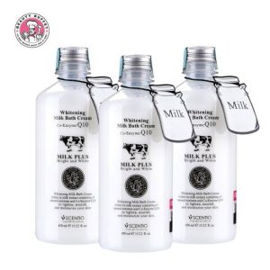 Combo 3 Kem Tắm Bò Scentio Milk Plus Whitening Bath Cream Thái Lan