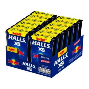 Lốc 12 Hộp Kẹo Bò Húc Halls XS RedBull 13,8g Thái Lan Chính Hãng