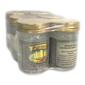Lốc 6 Chai Dầu Cù Là Cánh Buồm Trắng Thái Lan [50g x6]