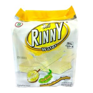Bánh Xốp Kem Sầu Riêng Rinny Wafer Durian CTC105 Thái Lan Nhập Khẩu [12+3 Cái]
