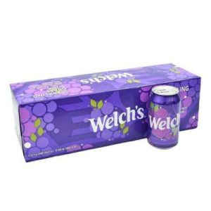 Thùng 12 Lon Nước Soda Nho Welch's 355ml CTC119 Nhập Khẩu Mỹ