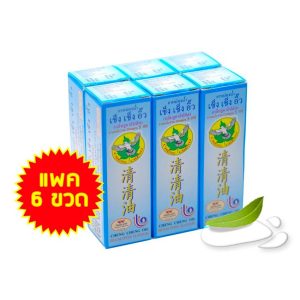 Lốc 6 Chai Dầu Lăn Khuynh Diệp Cheng Cheng 5ml Thái Lan