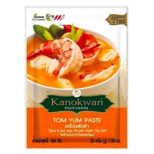 Gói Gia Vị Nấu Tom Tum Kanokwan Tom Yum Paste 30g Thái Lan Ngon Chuẩn Vị