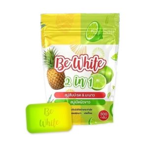 Xà phòng tắm trắng Chanh Dứa hãng Be White Thái Lan 300g