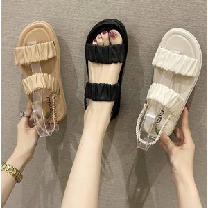 Dép nữ tiểu thư quai ngang bèo nhún siêu êm