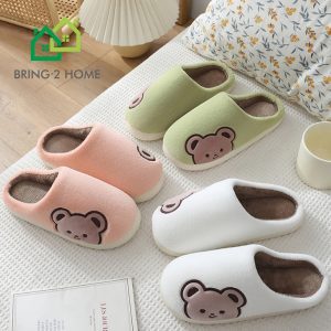 Dép gấu đi trong nhà, nhiều màu, siêu êm