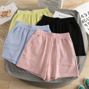 Quần thun nữ, quần short nữ chất thun mát