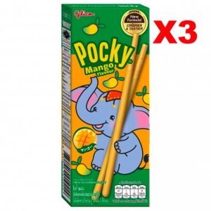 Combo 3 Hộp Bánh Que Vị Xoài Glico Pocky 25g Thái Lan