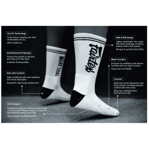 Mẫu tất thời trang Muray Thái Fairtex DOCK01, nhập từ Thái Lan