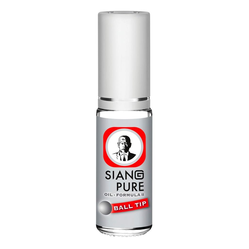 Combo 6 Chai Dầu Lăn Ông Già Siang Pure Mix 3 Vàng 3 Bạc Thái Lan