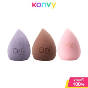 Oni mút xốp mềm hai mặt vát trang điểm (Tím hoa oải hương/Nâu choco/Hồng Sakura)