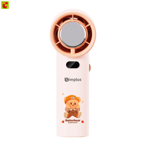 [Simplus x butterbear] Quạt Sim Plus x bướm DFSH013PKBC-BB Mini Màu Hồng