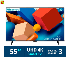 Hazen TV thông minh UHD 4K 55 inch a6100k màu đen