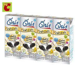 Sữa đậu nành dena UHT mè đen 2 lần J 180. Gói 4
