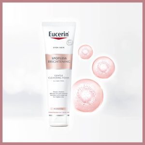 Eucerin bọt làm sạch nhẹ nhàng làm sáng không tì vết 150g.