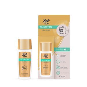 Bốt chống nắng kiểm soát dầu Aqua Serum SPF 50 PA 40.